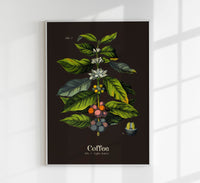 Coffee Dark Set of 2 Prints – Art Print Coffee Black & White — Ansicht 3