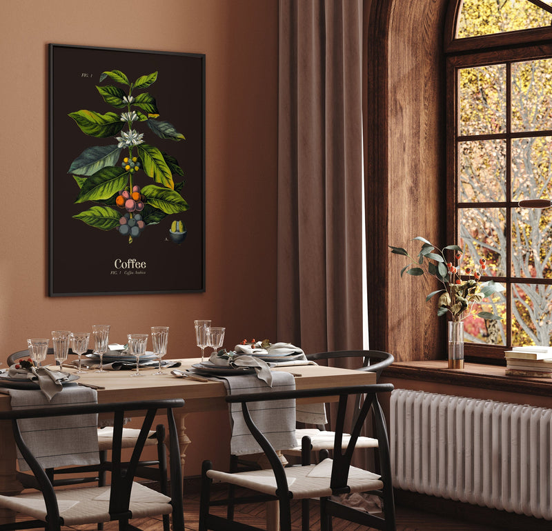 Coffee Botanical – Fine Art Print | Botanische Studie | Ausstellungsposter — Ansicht 2