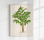 Vintage Tree Caryota Sobolifera Poster – Fine Art Print UV-beständig