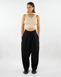 AdoPLI Pleated Trousers made from TENCEL™ – Flowing Drape, Made in Berlin — Ansicht 1