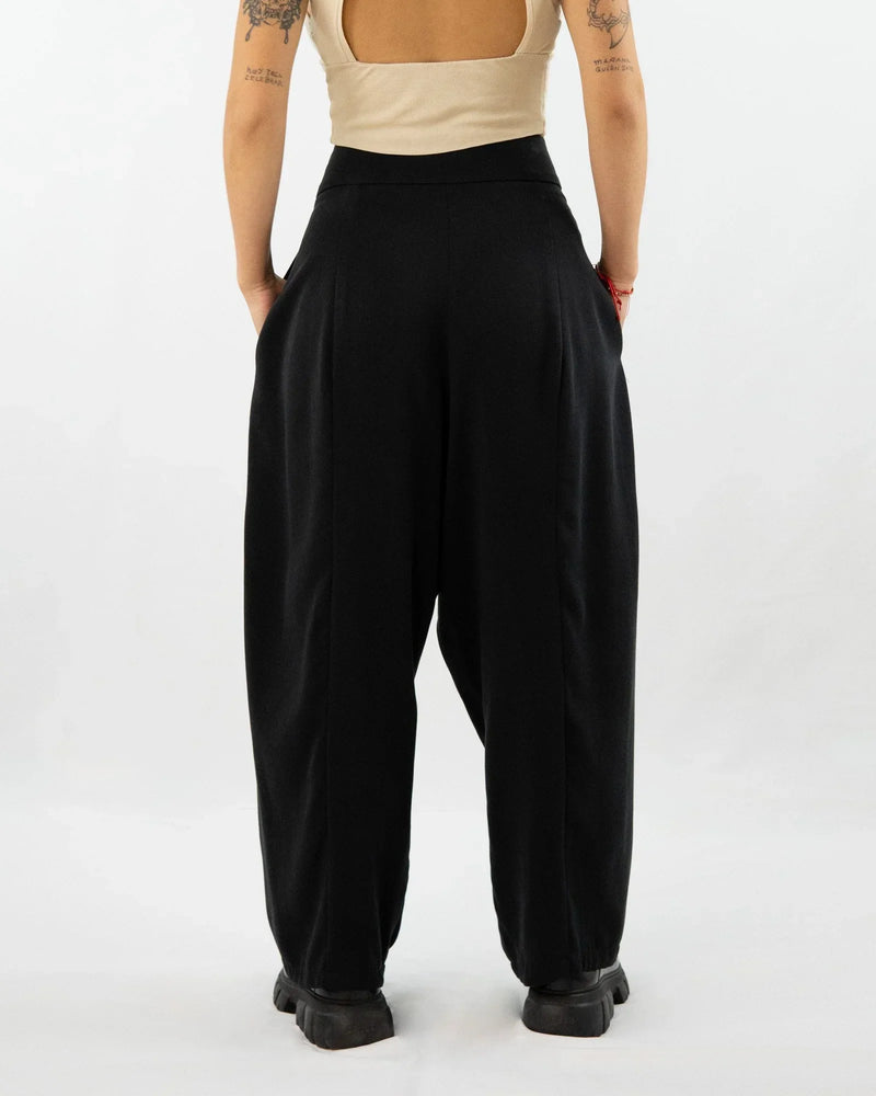 AdoPLI Tencel Pleated Trousers | High Waist | Handmade Berlin — Ansicht 7