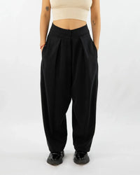 AdoPLI Tencel Pleated Trousers | High Waist | Handmade Berlin — Ansicht 13