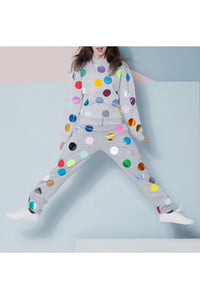 Balls Sweater Multicolor Dots Unisex Allover Print — Ansicht 5