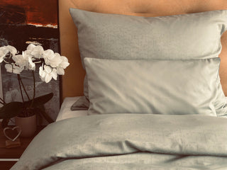 Damask go-green bed linen set Bamboo Green 50% cotton 50% lyocell easy-iron