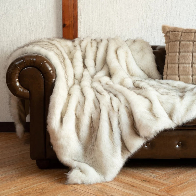 Mallo Platinum Faux Fur Blanket — Prosper58