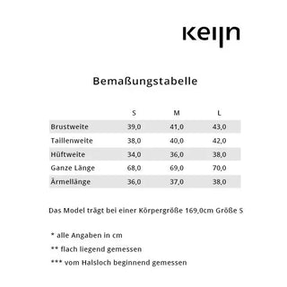 BODY PLAIN | Basic with raglan sleeves | Organic cotton jersey