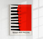 Piano Berlin Jazz – Musikposter Fine Art Canvas Patroa Studio