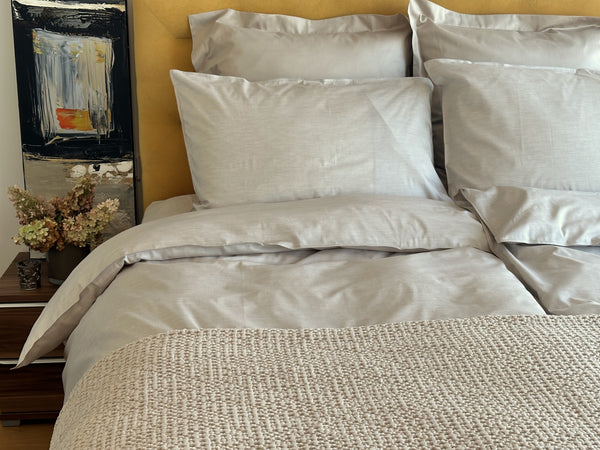 Bettwäsche-Set Bianca – 100 % mercerisierte Baumwolle | Satin 275 TC | bügelleicht