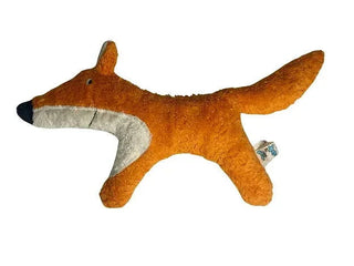 Organic rattle "Fox" made of cotton plush