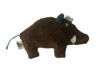 Organic Cotton Rattle Wild Boar – Handmade GOTS Certified — Ansicht 1