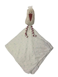 Organic Cotton Cuddle Cloth Stork – handmade, personalizable — Ansicht 1