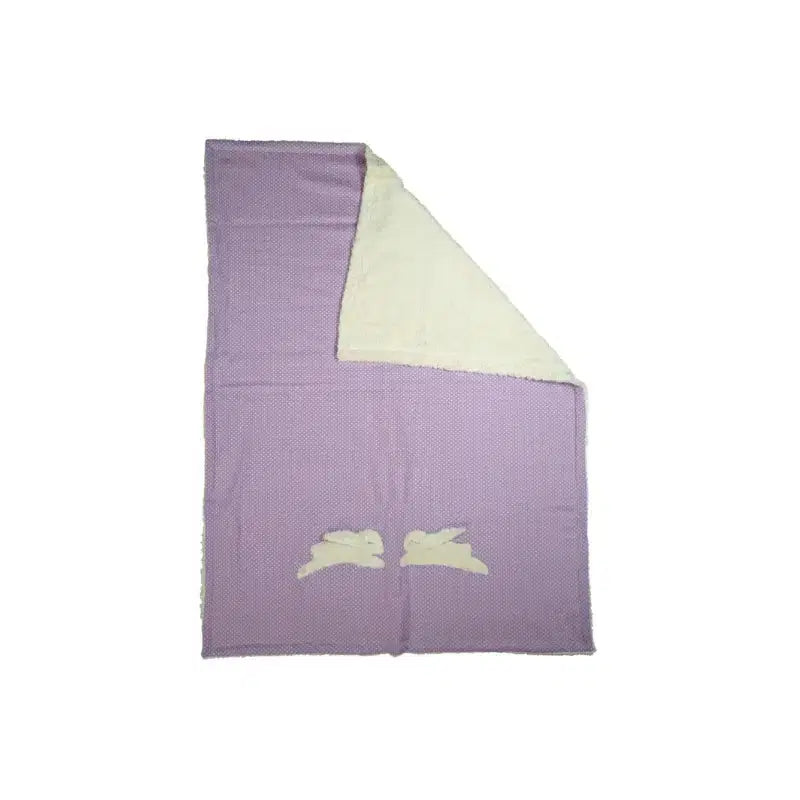 Organic Baby Blanket Bunny 75 x 100 cm Cotton Handmade — Ansicht 2