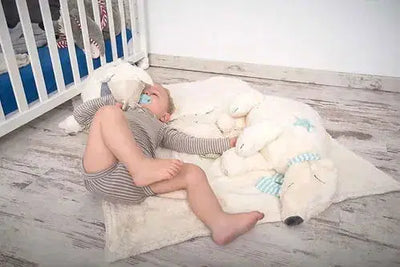 Organic Baby Blanket Sheep - 100% Organic Cotton, handmade Germany