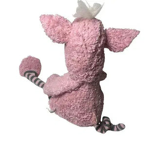 Kuscheltier "Schwein" aus 100 % Bio-Baumwolle – handgemacht – Größen Klein oder XXL – von PAT & PATTY