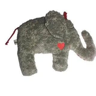 Organic rattle elephant made of 100% organic cotton plush 