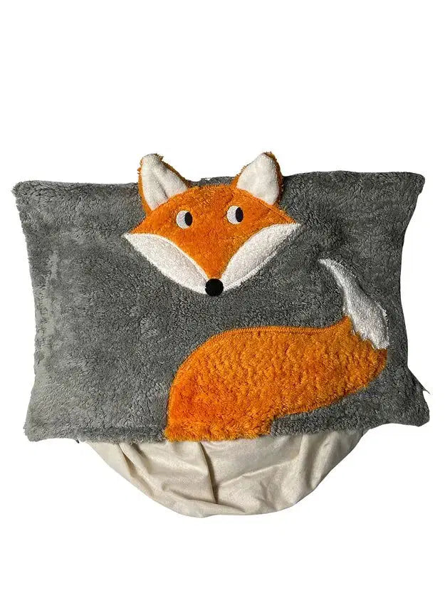 Bio Kuschelkissen Fuchs – GOTS Bio-Baumwolle | Spelzfüllung | Vegan — Ansicht 6