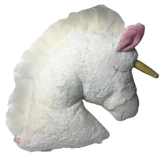 Bio Kuscheltier-Kuschelkissen in Pferdekopf-Form – handgefertigt aus Bio-Baumwolle von PAT & PATTY