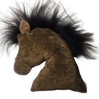 Organic Cuddly Pillow Horse Head – Handmade from Organic Cotton & Virgin Wool — Ansicht 1