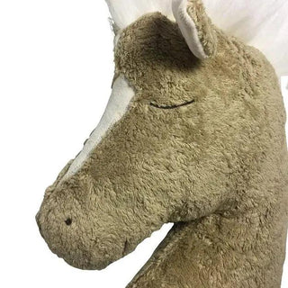 Bio Kuschelkissen Pferdekopf – Handgemacht | Natürlich | Mit echter Mähne