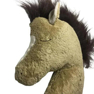 Bio Kuschelkissen Pferdekopf – Handgemacht | Natürlich | Mit echter Mähne