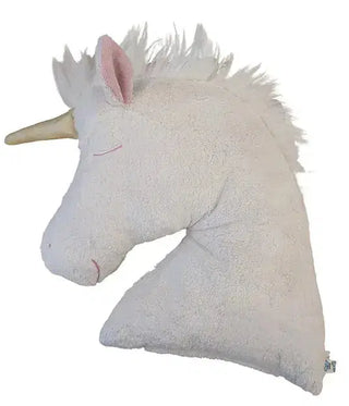 Bio Kuschelkissen und Kuscheltier in Pferdekopf-Form – Variante 2 von PAT & PATTY, handgemacht aus Baumwolle