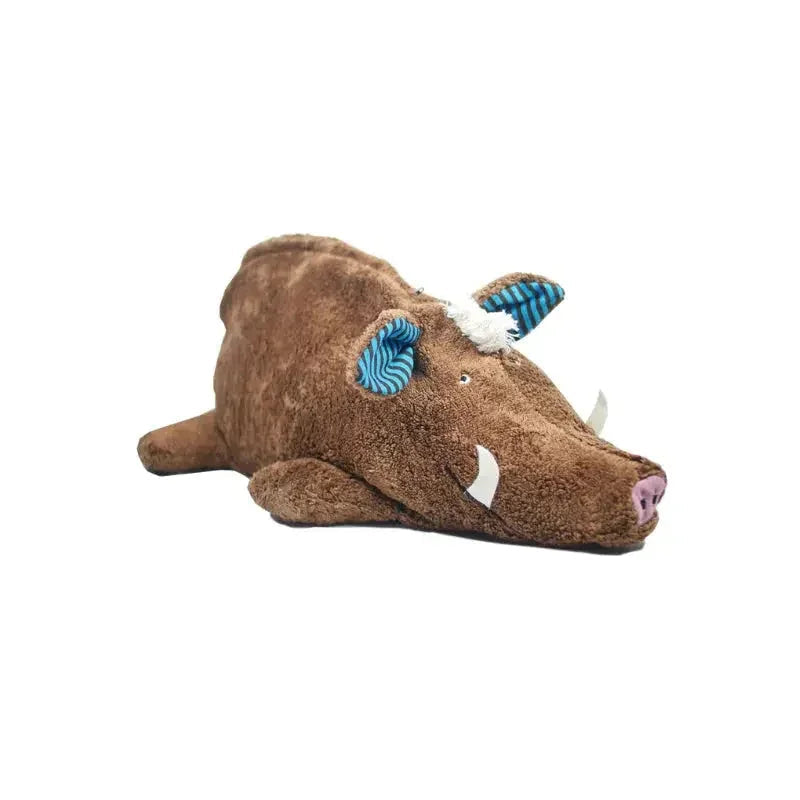 Bio Kuschelkissen Wildschwein – handgefertigt, GOTS-zertifiziert, 43 cm — Pat & Patty