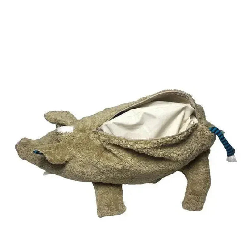 Bio Kuschelkissen Wildschwein – handgefertigt, GOTS-zertifiziert, 43 cm — Ansicht 6