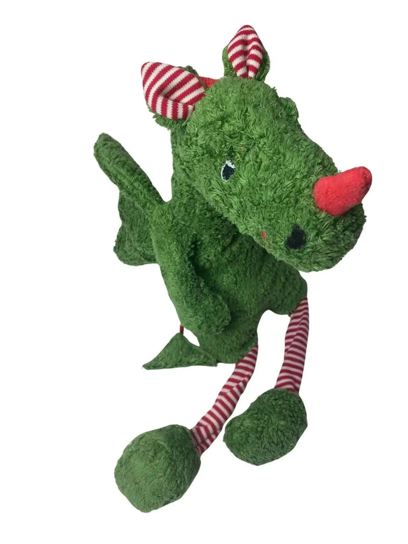 Bio Kuscheltier Drache Tattie – Bio-Baumwolle (kbA) Schurwolle kbT Handgefertigt — Ansicht 2