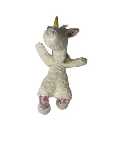Bio Kuscheltier Einhorn Rosé – Bio-Baumwolle & Schurwolle, handgefertigt
