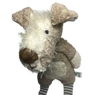 Bio Kuscheltier Hund „Neo“ – Bio-Plüsch | Schurwolle | Handgefertigt