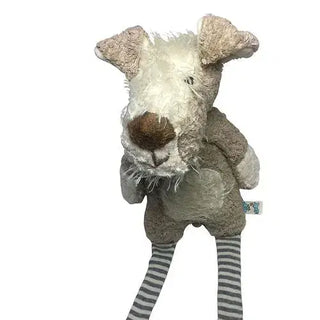 Bio Kuscheltier Hund „Neo“ – Bio-Plüsch | Schurwolle | Handgefertigt