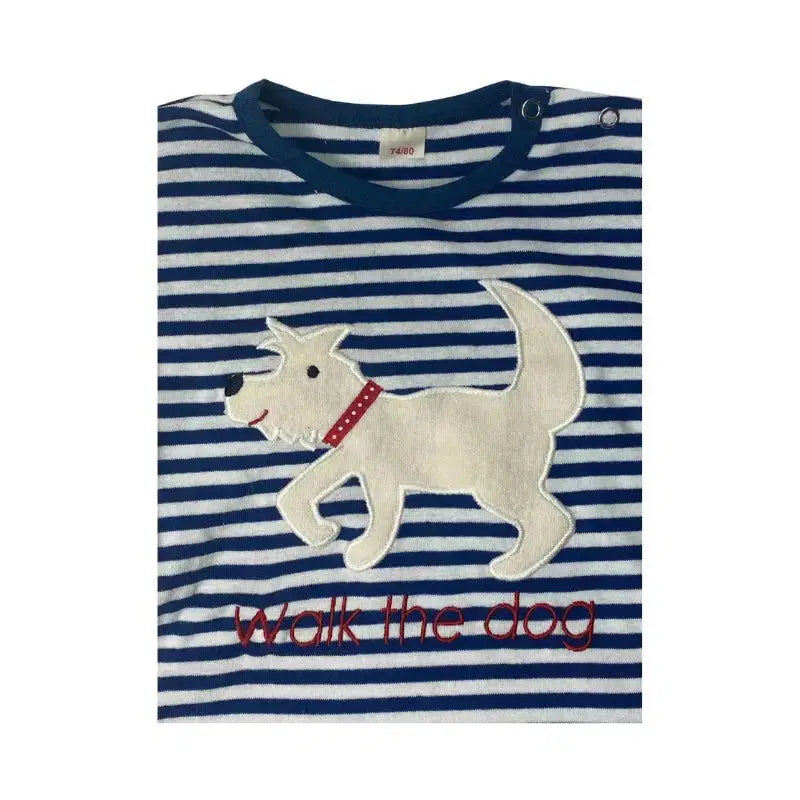 Bio Langarmshirt „Hund“ Kinder – 100% Bio-Baumwolle, Größen 74–116 — Ansicht 3