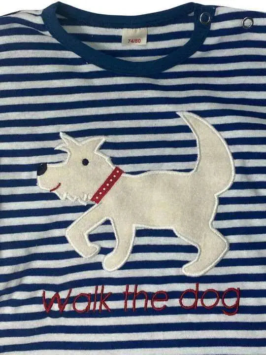 Bio Langarmshirt „Hund“ Kinder – 100% Bio-Baumwolle, Größen 74–116 — Ansicht 6