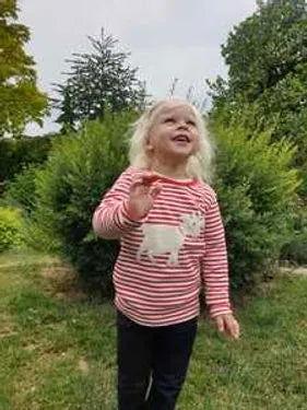 Organic cotton long-sleeved shirt "Goat"