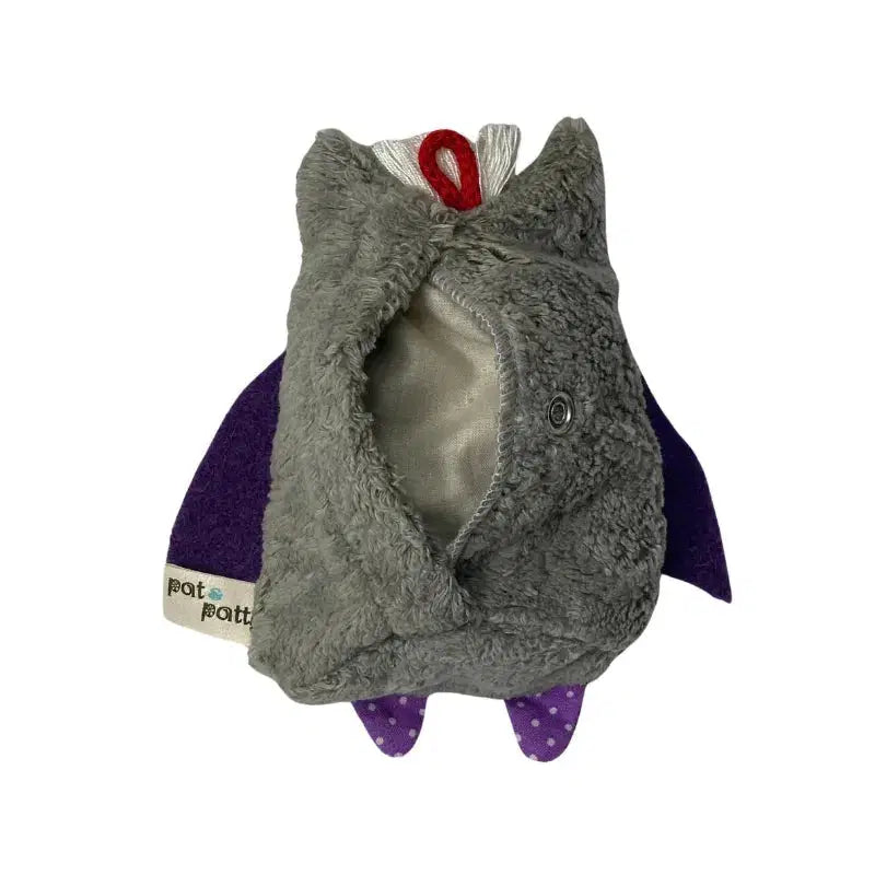 Mini Organic Heat Pillow Owl – Organic cotton, handcrafted, soothing — Ansicht 6