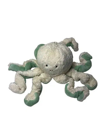 Handgefertigtes Bio Oktopus Kuscheltier Mit Geflochtenen Armen – Von PAT & PATTY, Weicher Und Nachhaltiger Begleiter Für Kinder
