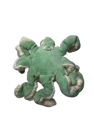 Weiches Bio Oktopus Kuscheltier Mit Lächelndem Gesicht – Liebevoll Handgefertigt Von PAT & PATTY Für Kinder Und Kleinkinder
