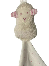 Organic Snuggle Cloth Sheep – 100% Organic Cotton Handmade Customizable — Ansicht 2