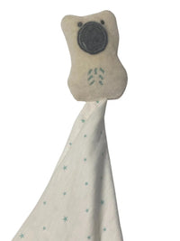 Organic Comfort Blanket Polar Bear - Handcrafted from Organic Cotton, Personalizable — Ansicht 4
