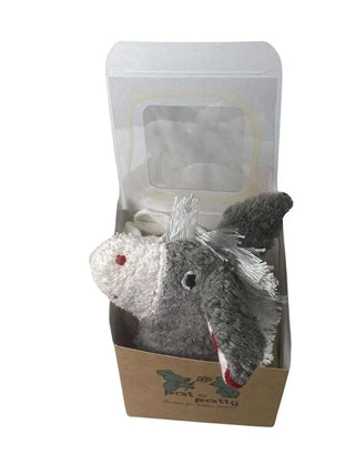 Bio Schmusetuch Esel – Handgefertigt | Vegan | Aus Bio-Baumwolle