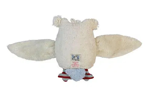 Organic Cotton Musical Snow Owl – Handmade, Washable — Ansicht 2