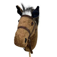 Organic Hobby Horse Abraxas with Bridle – Handmade Wooden Toy from 2 Years — Ansicht 2