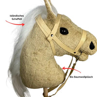 Bio Hobby Horse Zimtstern mit Gebiss – handgefertigt Deutschland — Ansicht 1