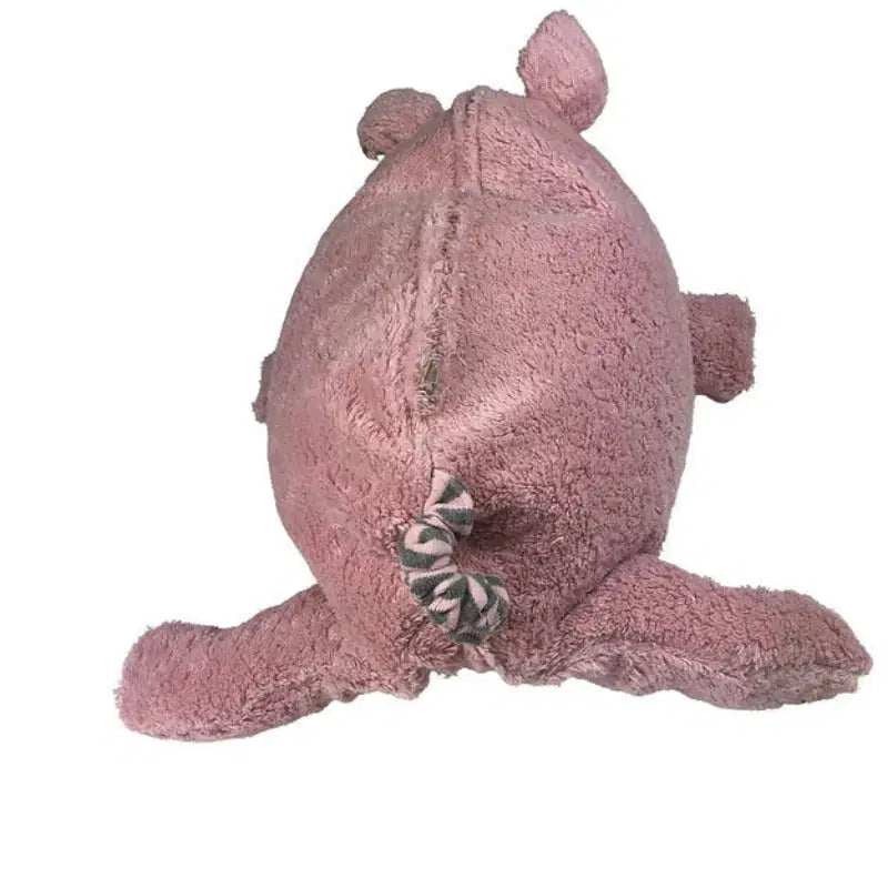 Kuschelkissen Schwein aus Bio-Baumwolle – Handgefertigt mit Spelzfüllung — Ansicht 5
