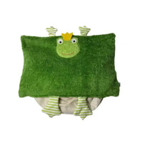Bio Kuschelkissen Frosch – GOTS Bio-Baumwolle | Spelzfüllung | Optional gewichtet — Ansicht 2
