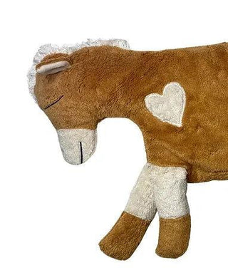 Organic cuddly pillow horse