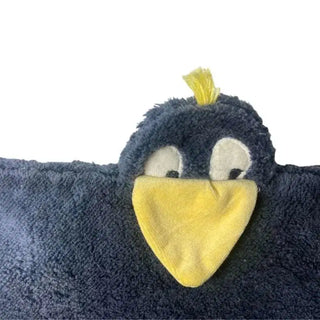 Bio Kuschelkissen Rabe – 100 % Bio-Baumwolle kbA | Dinkel-/Hirsespelzfüllung | Handgefertigt & vegan