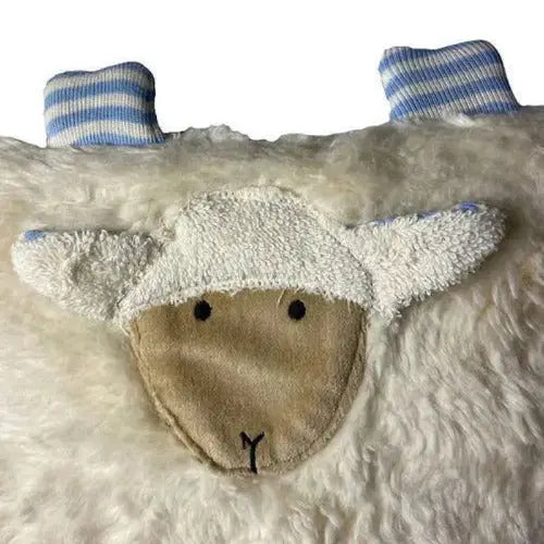 Bio Kuschelkissen Schaf – GOTS Bio-Baumwolle, Spelzfüllung, optional gewichtet