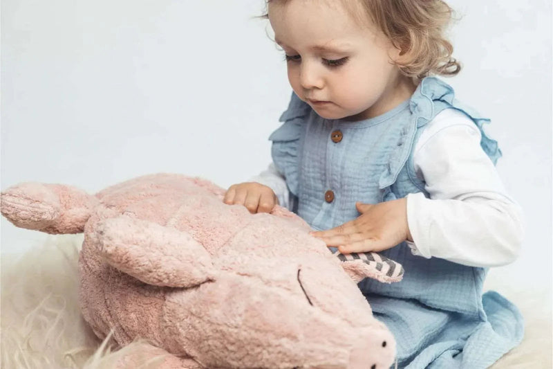 Organic Pig Cuddly Toy Pink – Handmade – Sustainable — Ansicht 14