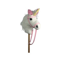 Bio Steckenpferd Einhorn – Handgefertigt, Bio-Baumwolle, kbA GOTS — Ansicht 5